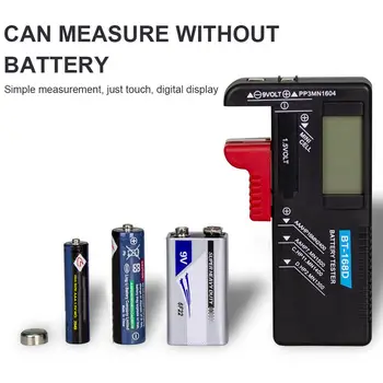 BT-168D Digitalni Prikaz Baterije Tester Zmogljivost Baterije Tester je Primerna za Odkrivanje 1/2/3/4/5 in 9v Baterije