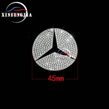 Za Mercedes-Benz CLA GLA A B C E ML GL GLK Razred Kristalno Slog Volan LOGOTIP Kritje Trim