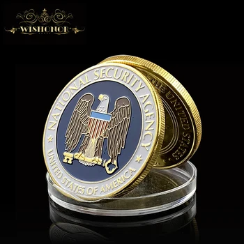 Spominski Kovanci Seal Team Oddelek Mornarica Združenih držav Amerike S 24K pozlačeni Kovanec 40*3 mm