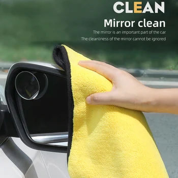 2021 Mikrovlaken avtopralnica Brisačo Avto Čiščenje Krpo 30*30 30*60 cm za BMW Avto Avto Oprema čistila