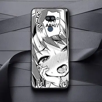 Anime Dekle Risanka Japonska Srčkan Za LG K22 K71 K61 K51S K41S K30 K20 2019 Q60 V60 V50S V40 V35 V30S V30 G8S G8X ThinQ Primeru Telefon
