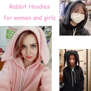 Anime draga v franxx hoodie nič dveh Harajuku ženske dekle kawaii cosplay zajec Ulične DL4