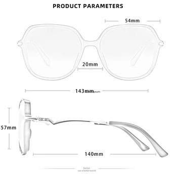 BARCUR Modno Oblikovanje Ženske Polarizirana sončna Očala Gradient Objektiv Ženske Photochromic sončna Očala UV400 Zaščito