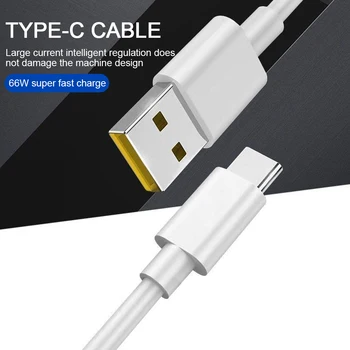1m USB Hitro Kabel za Polnjenje, 65W 6A Tip C Super Flash Polnilnik, Kabel, Hitri Polnilnik Linija za Nasprotnega Reno4
