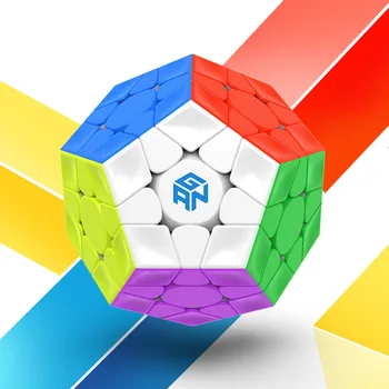 Gan 3x3 Megaminxeds Magic Cube Stickerless Hitrost Strokovno Magnetni 12 Strani Puzzle Cubo Magico Izobraževalne Igrače Za Otroke