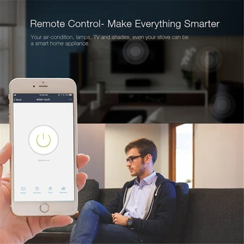 Tuya WiFi Smart Vtič v Vtičnico 2 v 1 Pametna Vtičnica Smart Life/Tuya App Remote Control Podporo Alexa googlova Domača stran Glasovni Nadzor