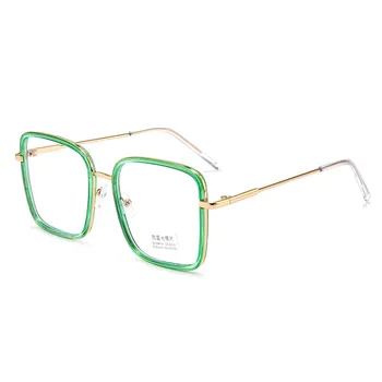 Big Okvirjem Kvadratnih Anti-modra Svetloba Očal Okvir Prevelik Računalnik Očal Okvir Za Ženske&moških Kvadratnih Optična Očala Očala