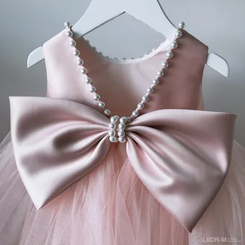 Roza Proti-vrat nazaj, uvoženih pearl, ki je ročno izdelan po meri čista bombažna podloga princesa obleko