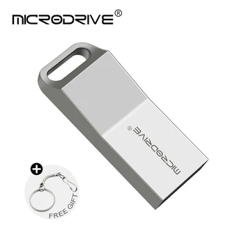 Vroče prodaje kovinski USB ključek 16gb flash disk Pendrive 32gb 64gb pomnilnika memory stick USB 2.0 Flash USB ključ pen drive