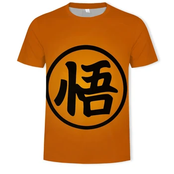 3D tiskanje majica Japonski anime najboljše vrhovi moda risanka stripe T-shirt čeden moški T-shirt poletje nov slog