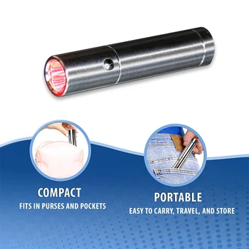 Akne Laser Pero TL09-Prenosni Gubam Odstranitev Pralni Modra Svetloba Terapija 660nm 850nm 630nm