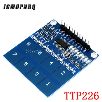 TTP223 / TTP223B / TTP224 / TTP226 / TTP229 Jog Digitalni Dotik Vklop Senzorja Digitalni 1/4/8/16 kanal Dotik Tipka Kapacitivni Modul