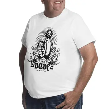 Dude Big Lebowski T-Shirt Moški, Stari Jeff Bridges Ostajam Velik, Visok Tees T Srajce Plus Velikost Velika Velika Velikost 4XL 5XL Oblačila
