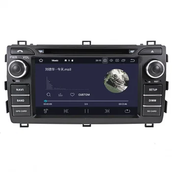 Android 10 4+64GB Avto DVD Predvajalnik, GPS Navigacija Za Toyota Auris 2013 Auto Radio glavne enote Satnav večpredstavnostna recoder