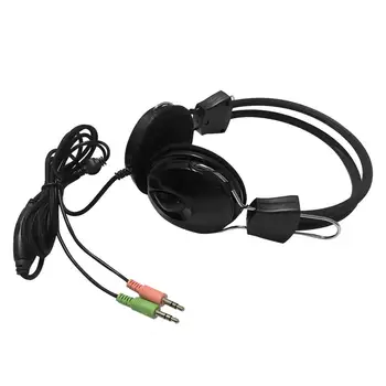 3,5 mm Univerzalni Hrupa Preklic Head-mounted Slušalke Žične Slušalke z Mikrofon za Računalnik