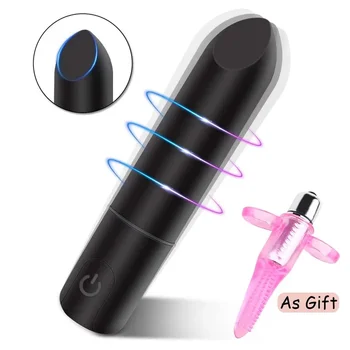 Žep 10 Hitrosti Bullet Plug Vibratorji Dildo Mini Vibracije G Spot Za Stimulacijo Vagine, Klitoris Masturbacija Sex Igrače Za Ženske