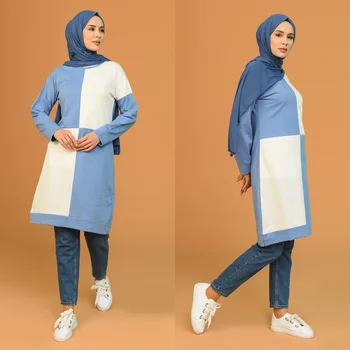 Ženske Hidžab Oblačila Športna Obleka - Muslimanskih Dubaj Moda Arabija Islamske Ramadana Abaya Hidžab tam kaftan Izdelano v Turčiji