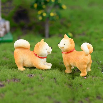 Pes Pravljice Vrt Miniaturne Figurice Torta Dekor Mini Srčkan Smolo Obrti Ornament Palčki Moss Terariji Dekoracijo