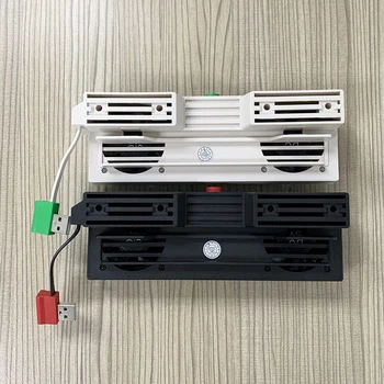 Hladilni Ventilator s Prahom Pokrov 2 Navijači Zunanje Napajanje USB Super Turbo Temperatura Hladilnika za Nintendo Konzole Stikalo