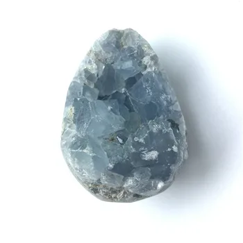 Debelo kristalno gemstone mineralov osebek na naravno modrem celestite gruče geode za dekoracijo doma