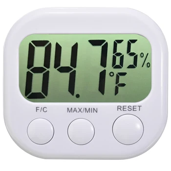 1pc Mini Digitalni LCD Zaprtih Termometer Temperatura 0-50 Vlažnost Meter Merilnik Orodje za Preizkus Temperatura Analiza Meritev Orodja