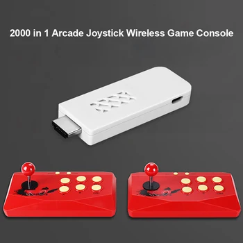 Mini Video Igra Konzola Zgrajena leta 2000 Klasične Igre z 2 Arkadne Boj Palico Brezžičnega Spopadov Igra Krmilniki HDMI je Združljiv