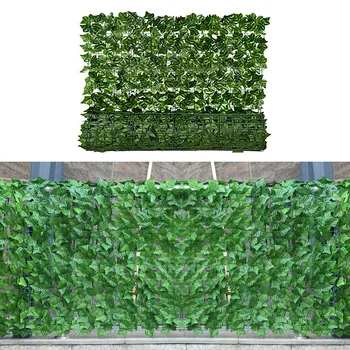 Umetni Ivy Listov Ograjo Neto Zelena Dekor Ograjo Na Zunanji Steni Dekoracijo, Balkon Ograja Zavetje Polepšanje Rastlin Steno