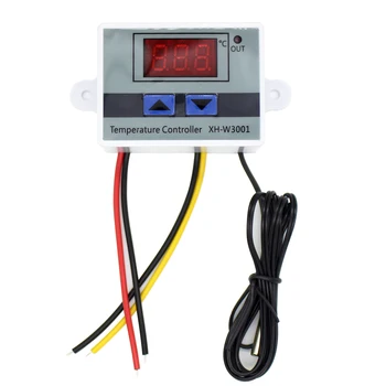 10A 12V 24V 220VAC Digitalni LED Temperaturni Regulator IS-W3001 Za Inkubator Hlajenje Ogrevanje Stikalo, Termostat NTC Senzorja