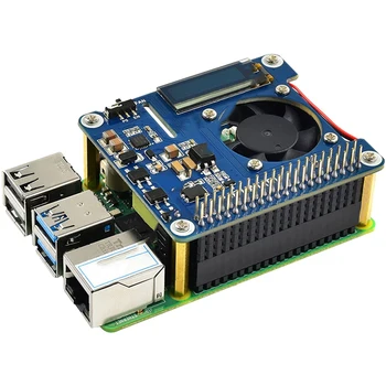Za Raspberry Pi Power over Ethernet KLOBUK (B) za Raspberry Pi 3B + / 4B in 802.3 Af PoE Omrežna