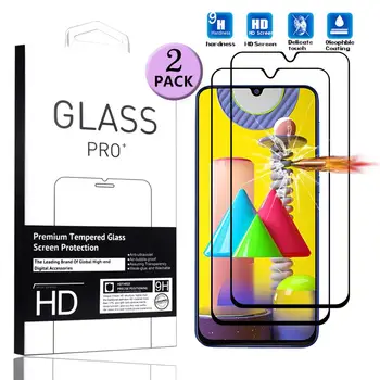 3D Polno Kritje Screen Protector for Samsung Galaxy M31 Kaljeno Steklo za Samsung M31 Screen Protector Steklo Zaščitno folijo