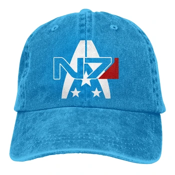 N7 Zavezništvo Baseball Caps Vrhuncem Skp Maso Učinek Poveljnik Shepard Igra Sonca Odtenek Klobuki za Moške