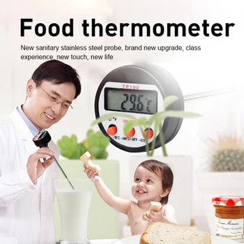 Peko na žaru Mesa Termometer Vrtljiv Digitalni Hrane Termometer Čokolada Pečica Mleko, Vodo, Olje, Kuhinja, Kuhanje Elektronske Sonde Test