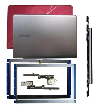 NOV LCD Hrbtni Pokrovček /Sprednjo Ploščo/LCD Tečaji/Tečaj Pokrovček Za Samsung NP530U3C NP530U3B NP535U3C NP535U3B Laptop Zgornjem Primeru Srebrna