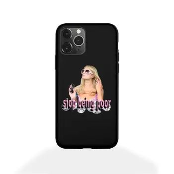 Paris Hilton postaji so Slabe Primeru Telefon za iphone 12 11 Pro Mini XS MAX 8 7 6 6S Plus X 5S SE 2020 XR pokrov