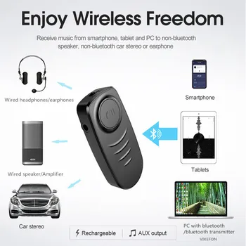 10H 3,5 MM Priključek AUX Glasbe MP3, Bluetooth 5.0 Sprejemnika Kompleta Mic Prostoročni Brezžični Adapter Zvočnik Slušalke Avdio Oddajnik
