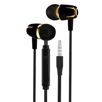 Žične Stereo Slušalke V Ušesa Slušalke, ki Teče Športne Slušalke Žična Slušalka, Slušalke z Mikrofonom za IOS za Android