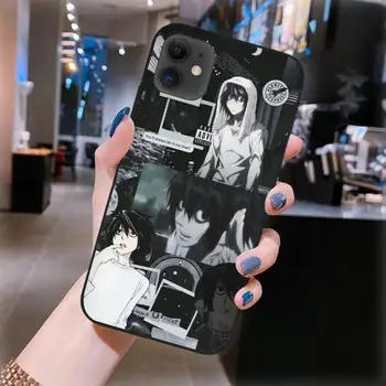 Anime Manga Smrti Opomba Primeru Telefon Za iPhone Mini 12 11 Pro XS Max X XR 7 8 Plus Mehka TPU Zadnji Pokrovček