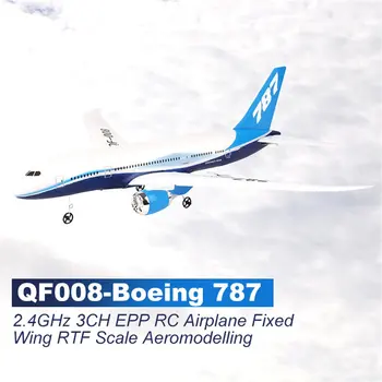 QF008-Boeing 787 2,4 GHz 3CH PPE RC Letalo 550mm Peruti Fiksno Krilo RTF Obsega Aeromodelling Daljinsko upravljanje Letal