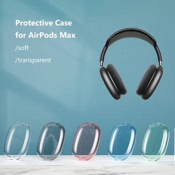 2021 Novo 1:1 TPU Zaščitni Rokav Primeru za AirPods Max Galvanizacijo TPU Polno Kritje za Appel Zraka Stroki Max Dodatki