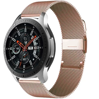 20 mm 22 mm Univerzalni Milanese Band Za Samsung Galaxy watch 3 45mm 41mm/Aktivna 2 46mm/42mm Prestavi S3 zapestnica Huawei GT/2/2e trak