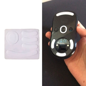 1 Paket Esports Tiger Gaming LED Različica Miško Rolerji Noge za logitech G Pro Wireless Mouse Bela Drsi Krivulja Rob