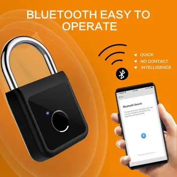 Tuya Prstnih Zaklepanje Vrat USB Polnilne Bluetooth Smart Thumbprint Ključavnico Proti kraji Električni Mini Ključavnica Za Prtljago Primeru