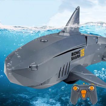 RC Podmornica Shark Nove 2,4 G Daljinsko upravljanje Električni Shark Polnilne Vode Otrok Električne Igrače in Darilni Daljinsko upravljanje Čolna