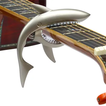 Novo Cinkove Zlitine Kitara Shark Capo za Akustične in Električne Kitare z Dobro Roko Občutek, Ne Fret Buzz in Trajne XD88