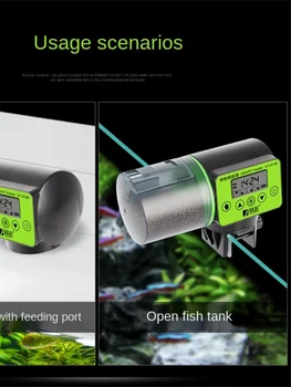 Fish tank samodejni podajalnik inteligentni čas samodejni podajalnik akvarij zlata ribica napajalni velike zmogljivosti rib podajalnik