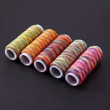 5Pcs/set Rainbow Barva Sukanca za Šivanje z Roko Quilting Vezenje Šivanje Nit za Domov DIY Šivalni Pribor Dobave Darila