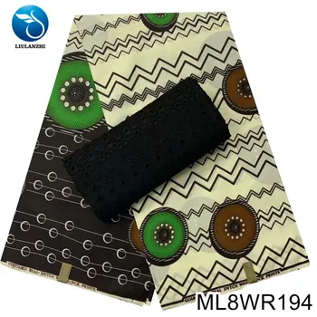 LIULANZHI vosek ankara 3 metrov šivanje perila bombaž suho tkanine, čipke nigerijski natisne čipke bombaž ML8WR170-202