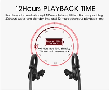 Zealot H6 Teče Slušalke Brezžične Bluetooth Slušalke T IPX5 Nepremočljiva Čepkov Bluetooth Slušalke z Mikrofonom