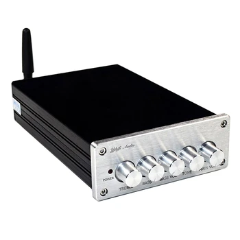 Tpa3116 Subwoofer Ojačevalnik 2.1 Hi-fi Bluetooth 5.0 Digitalni Ojačevalniki Moči 50 W x 2 +100W Za Zvočnik za Domači Kino Računalnik(Silv