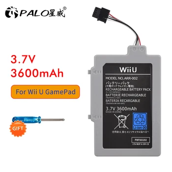 1PCS Za Wii U Gamepad 3,7 V 3600mAh Litij-Li-ionska Baterija Za Nintendo Wii U Krmilnik Igralno Konzolo Bateria